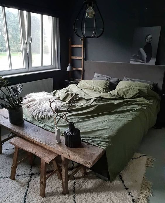Стильная, красивая спальня